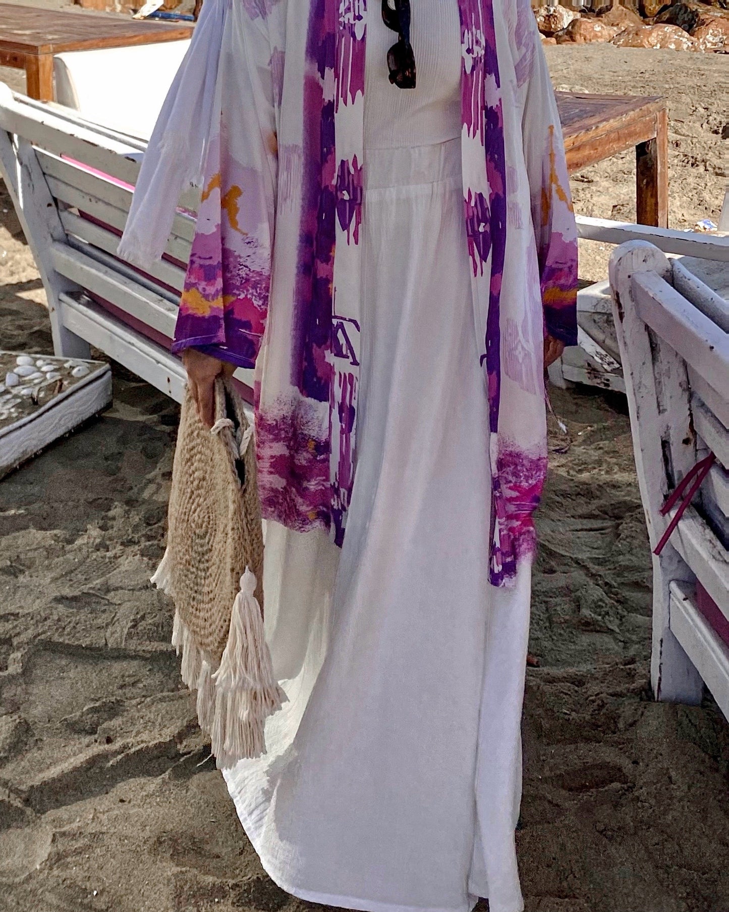 Julia white Skirt