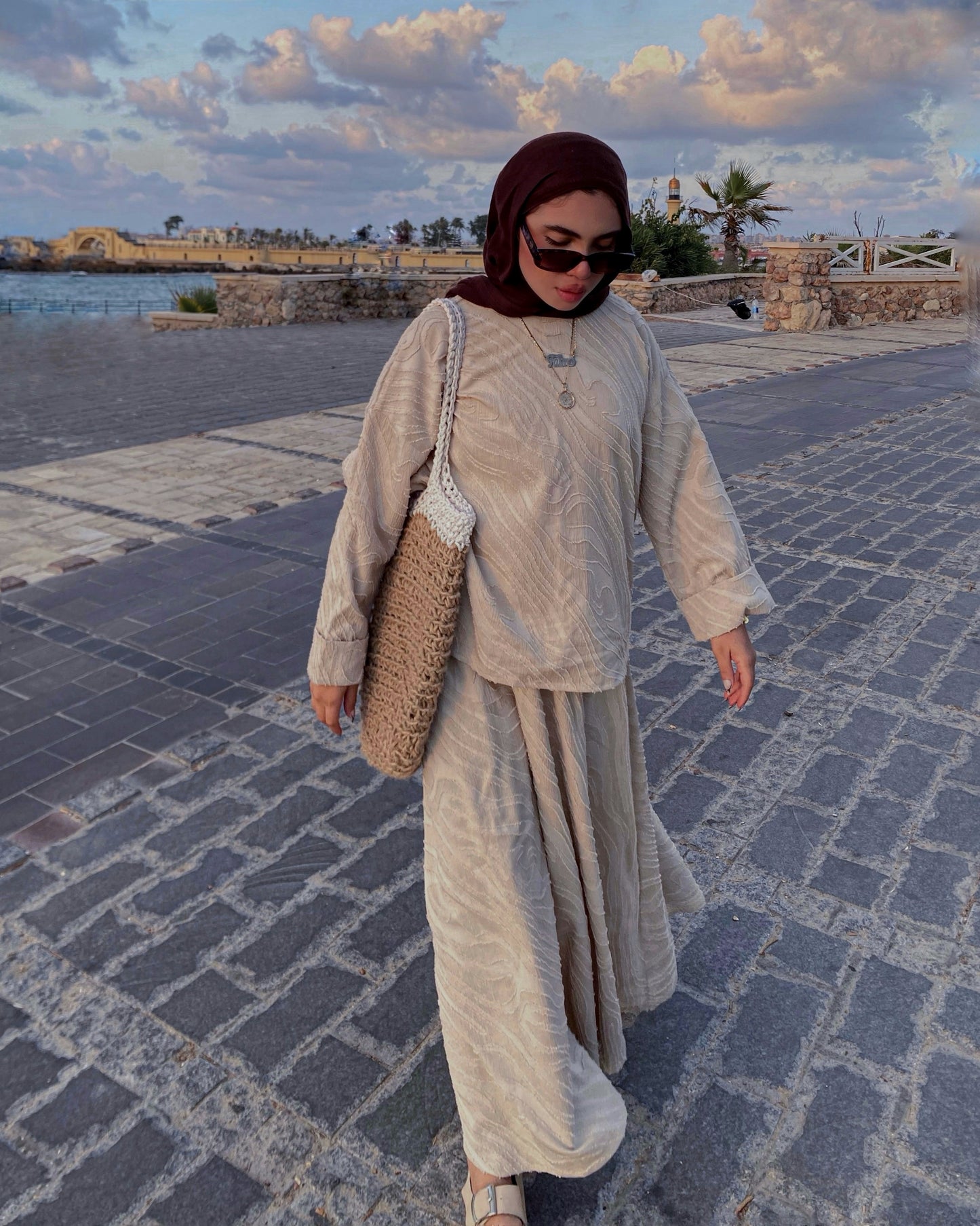 Arwa Biege Suit