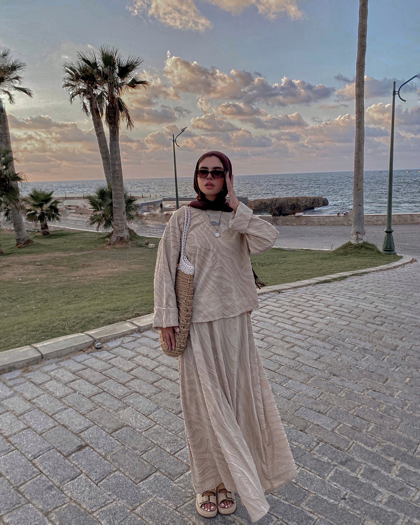 Arwa Biege Suit
