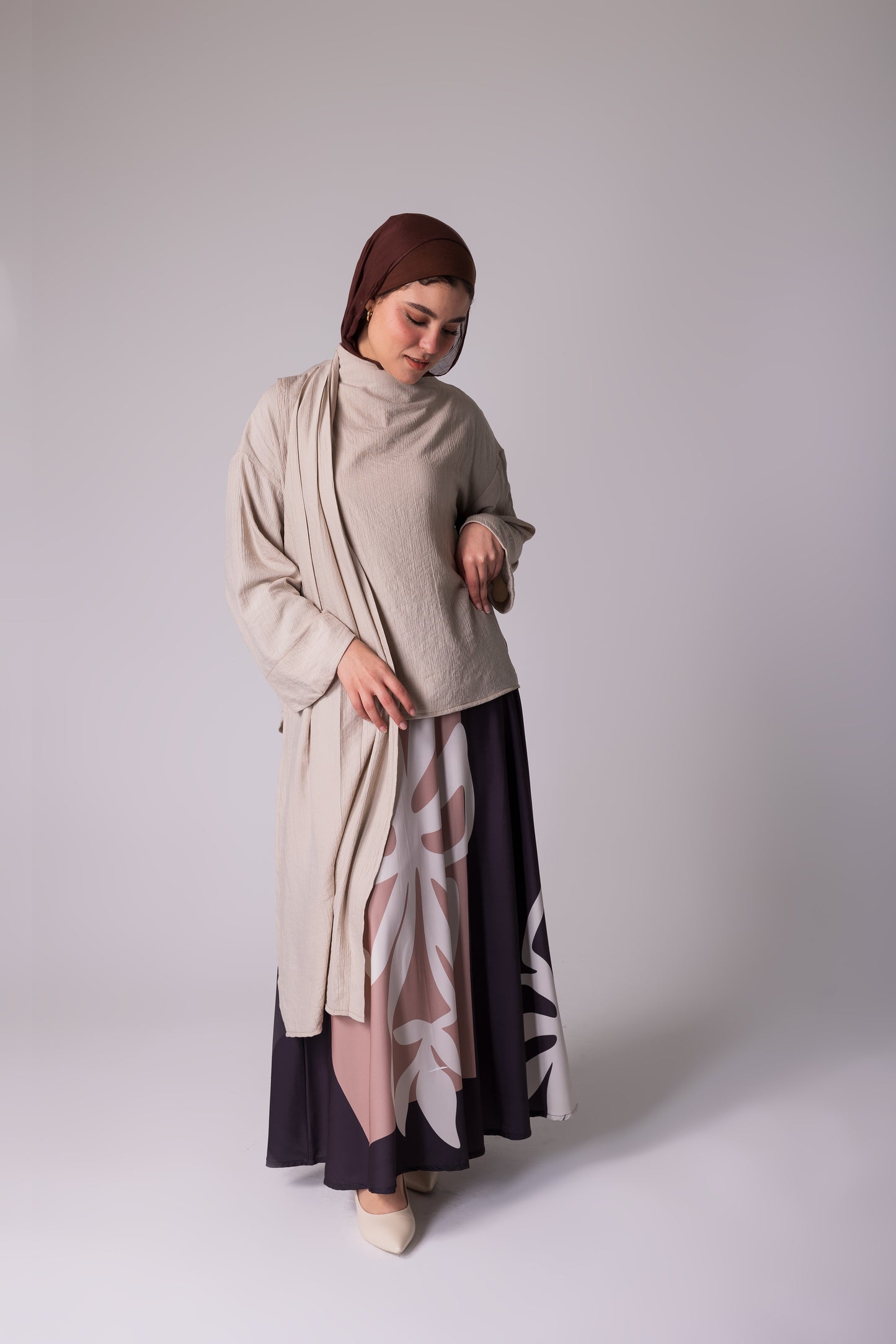 Selvia Beige Blouse