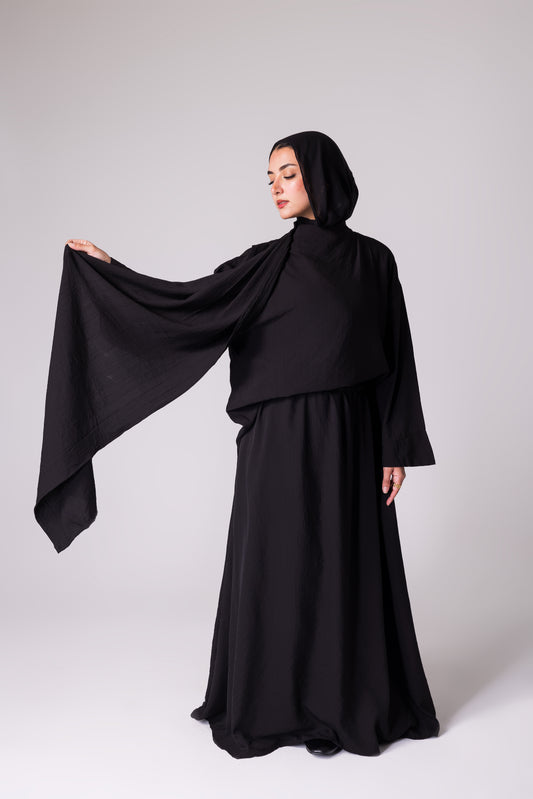 Selvia Black Blouse