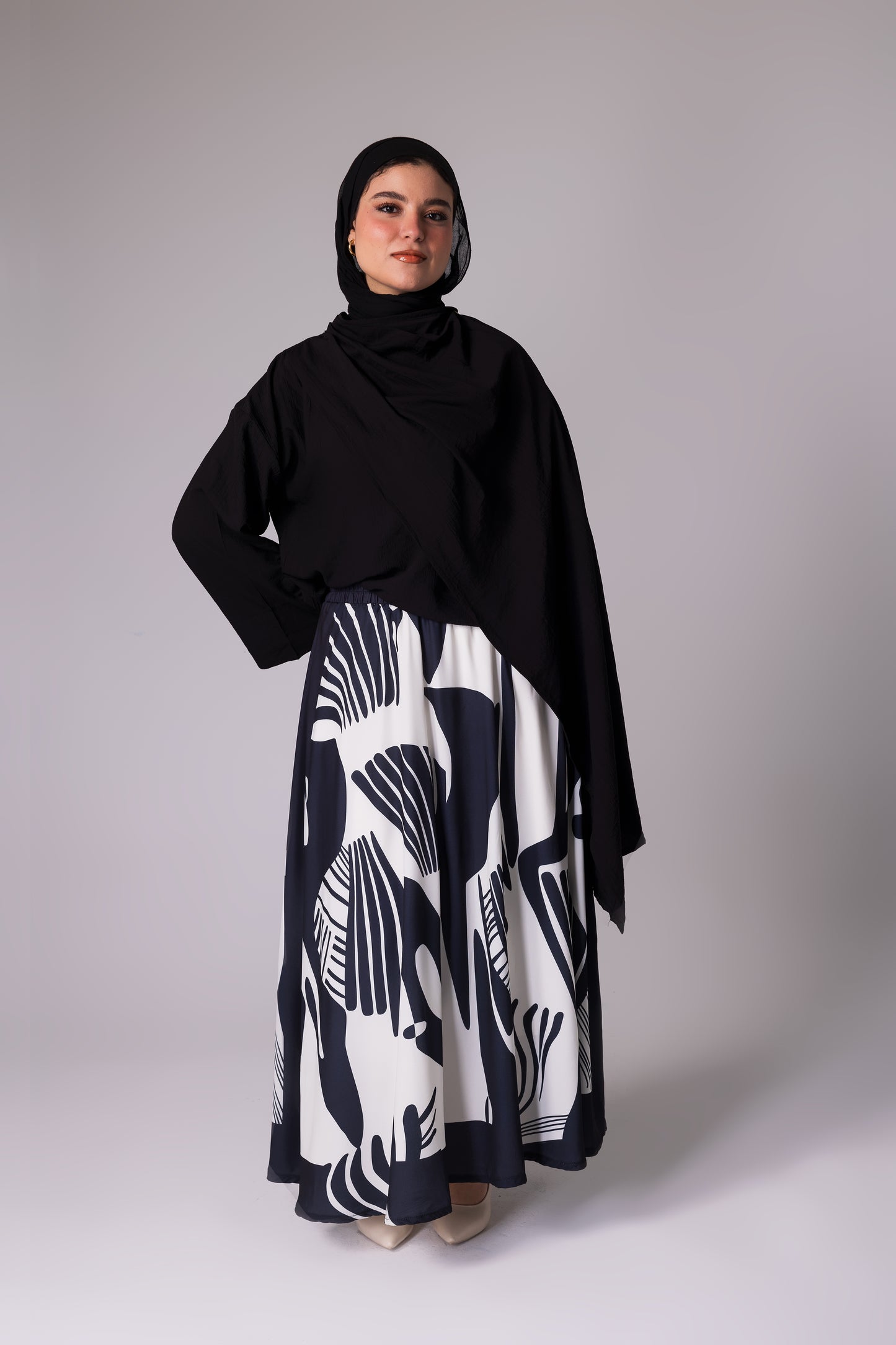 Selvia Black Blouse
