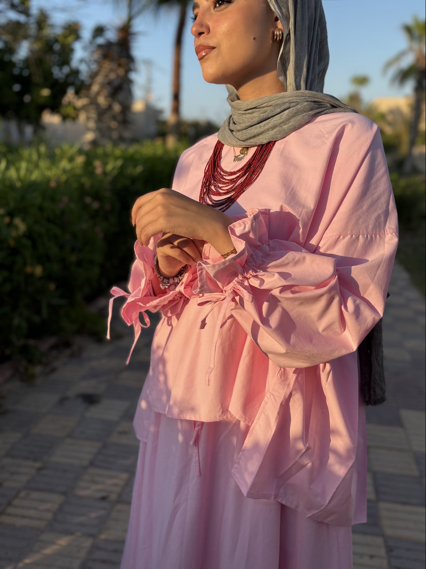 Lara Baby Pink Blouse