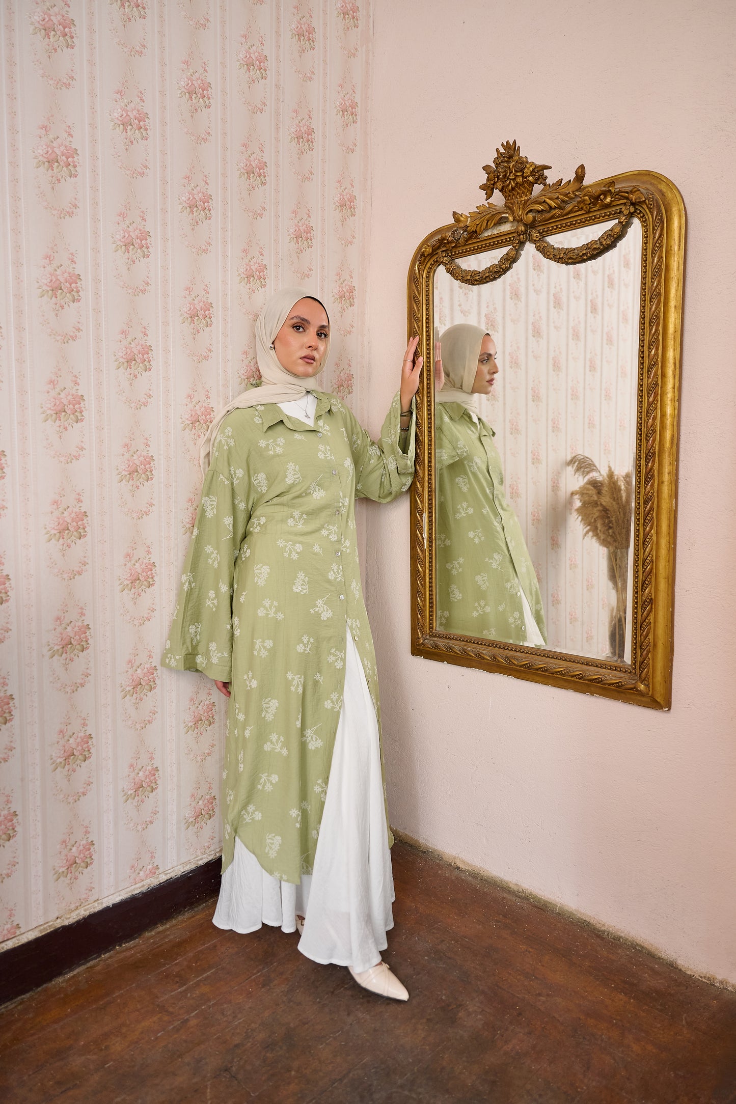 Wham Green Long shirt