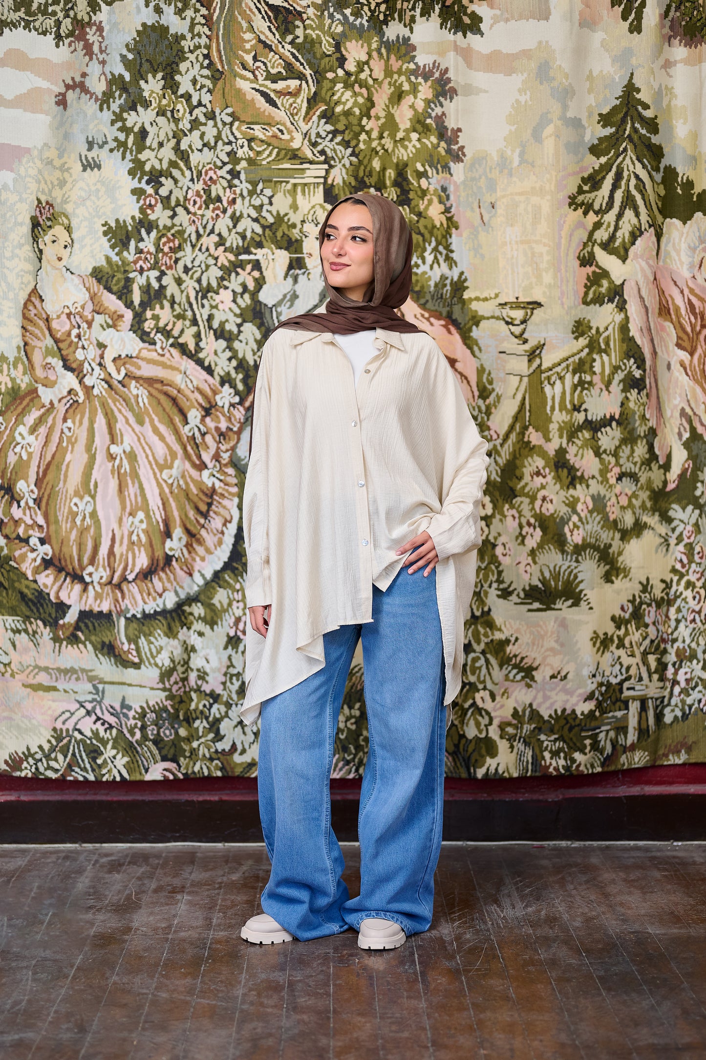 Roqa Beige Blouse