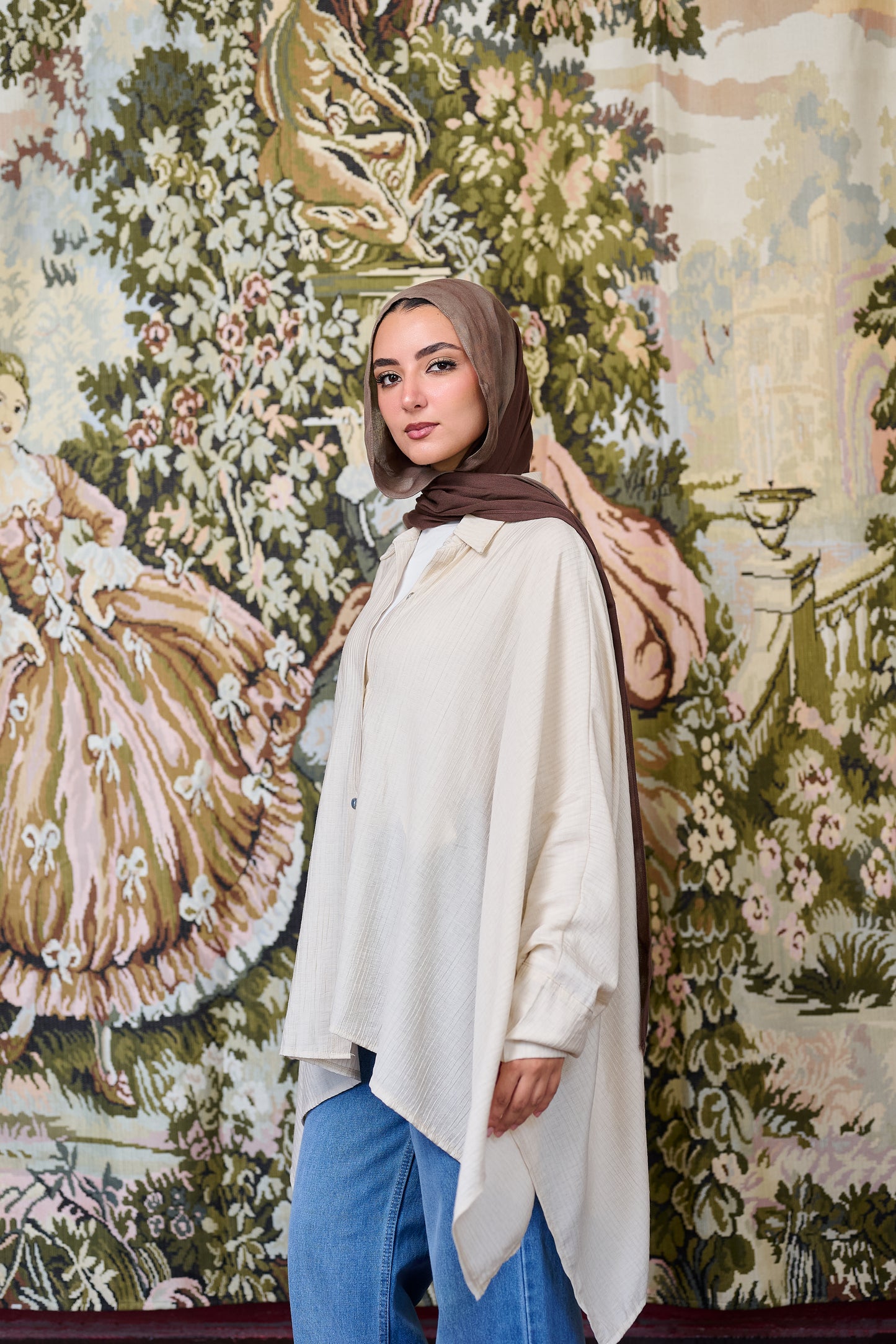 Roqa Beige Blouse