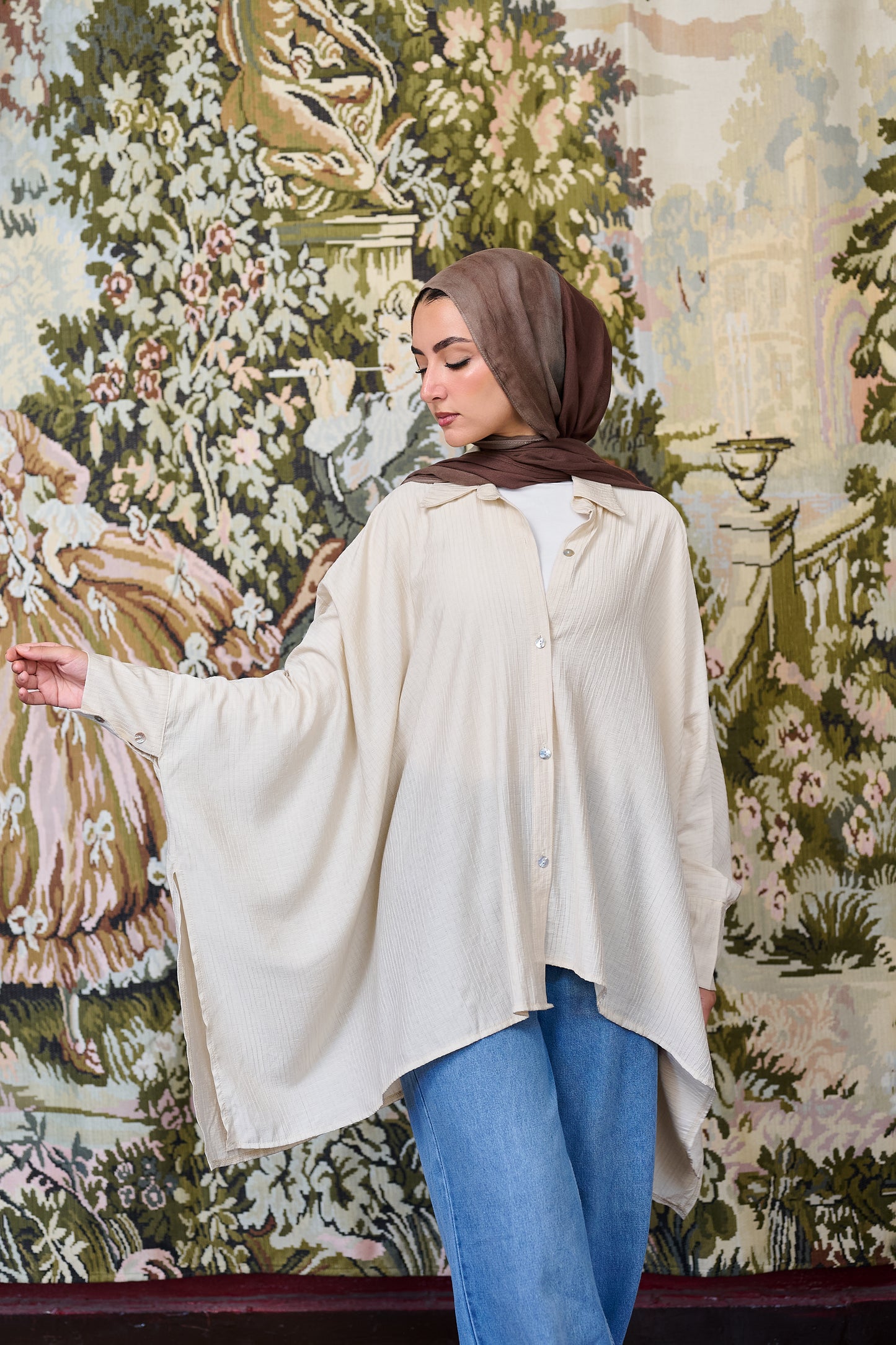 Roqa Beige Blouse