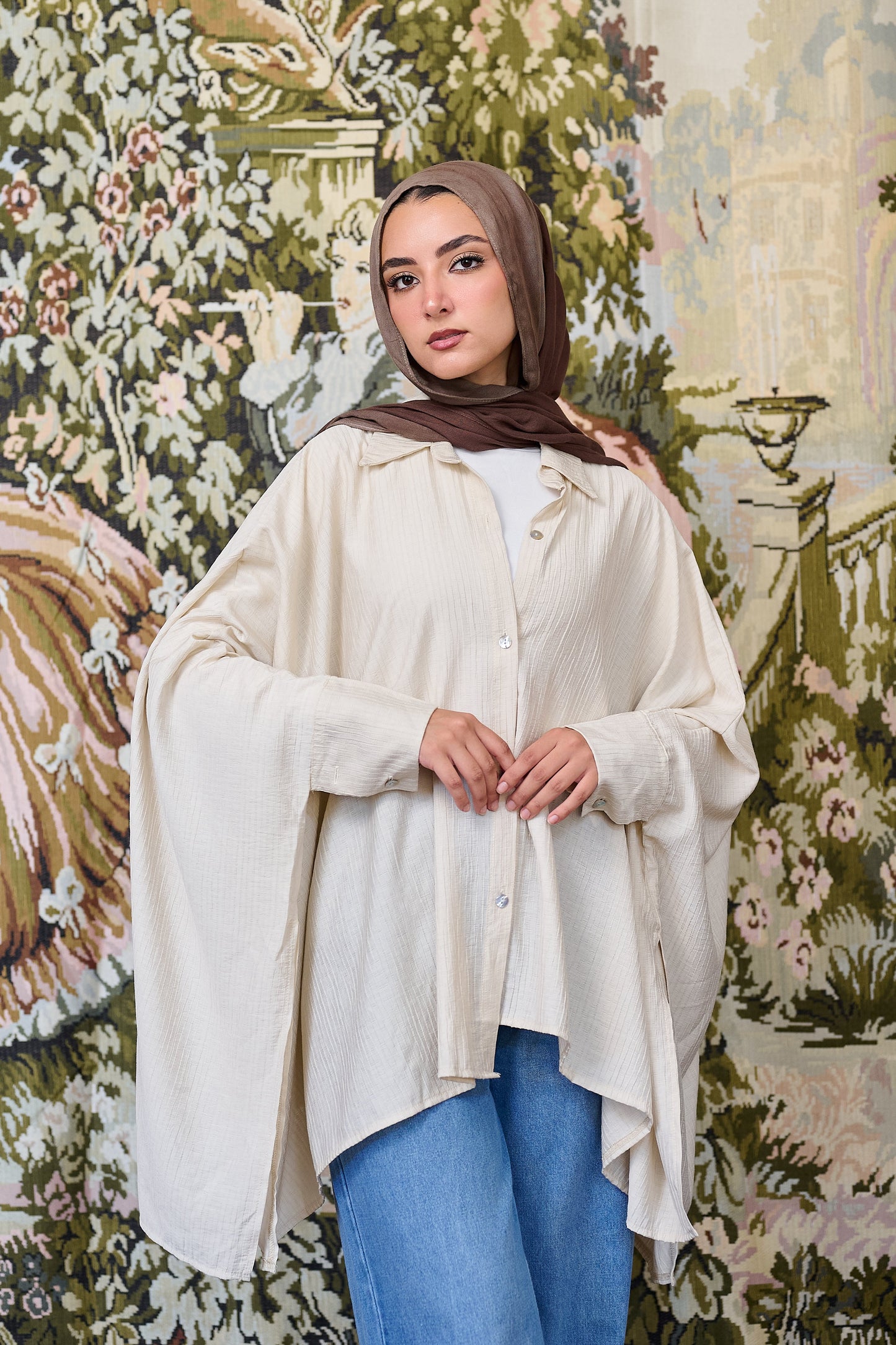 Roqa Beige Blouse