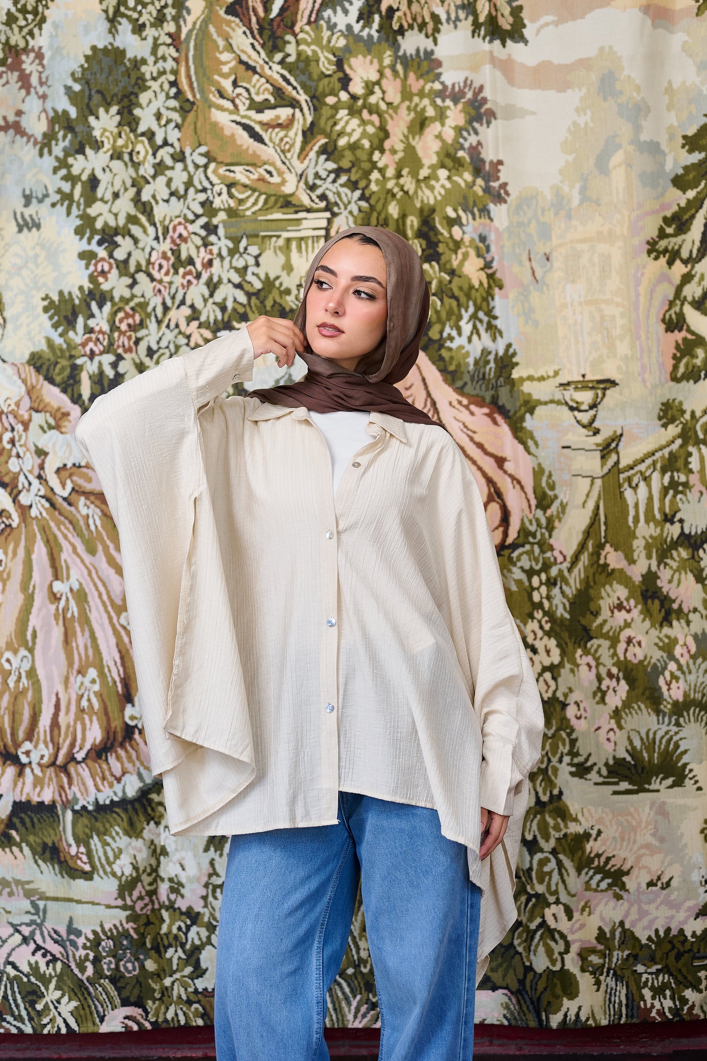 Roqa Beige Blouse