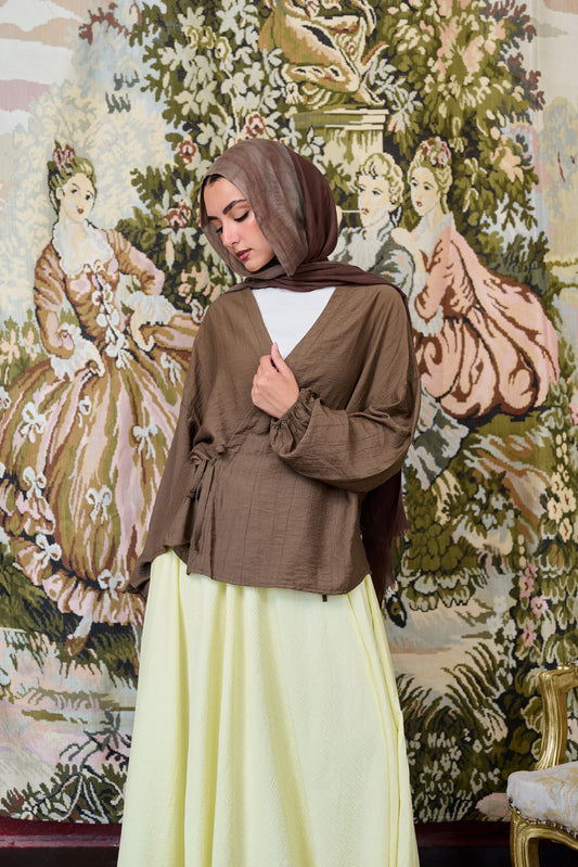 Wham Brown blouse