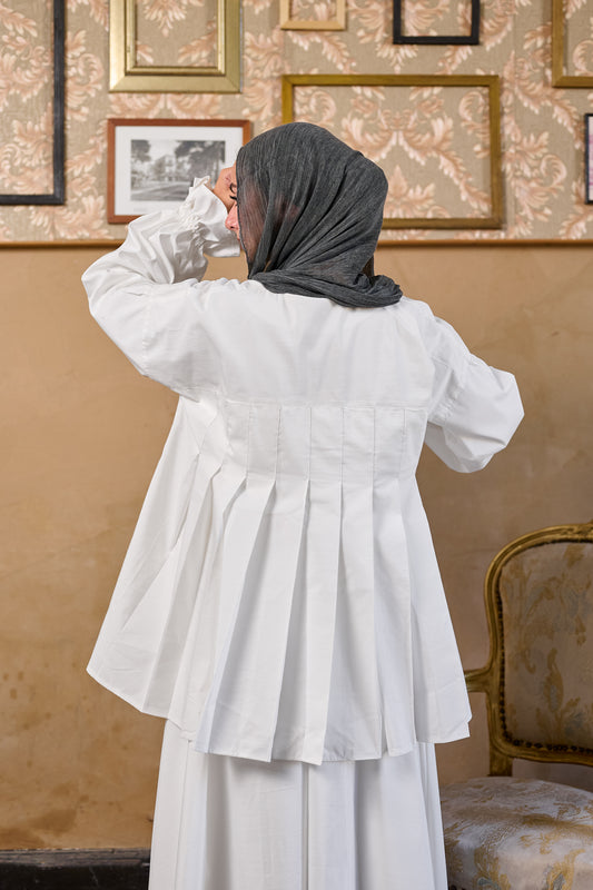 Lara White Blouse