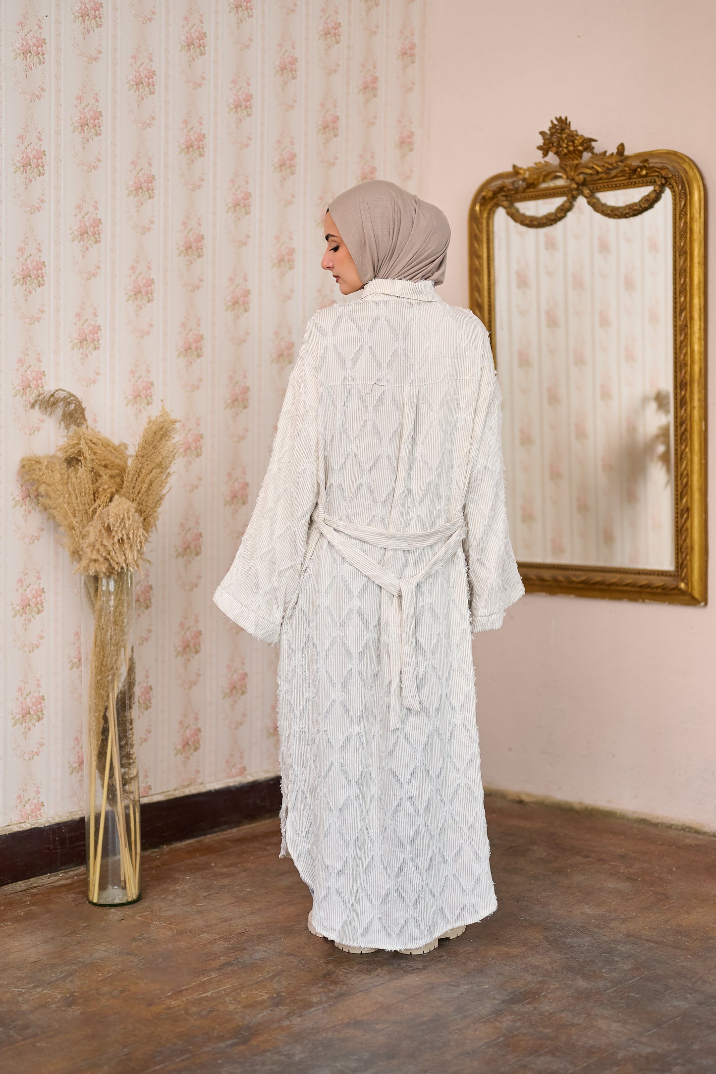 Wham Striped Beige Long shirt