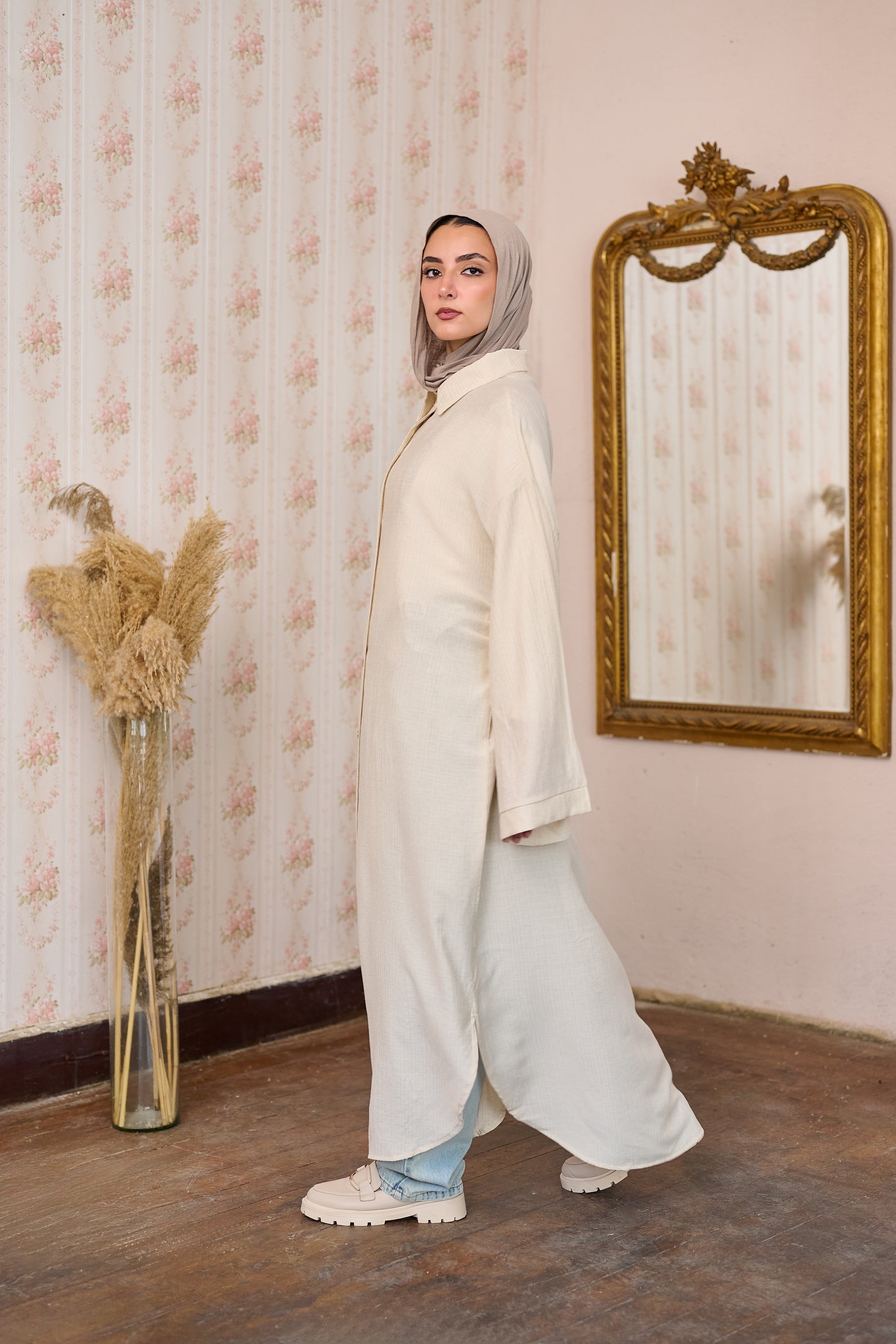 Wham Beige Long shirt