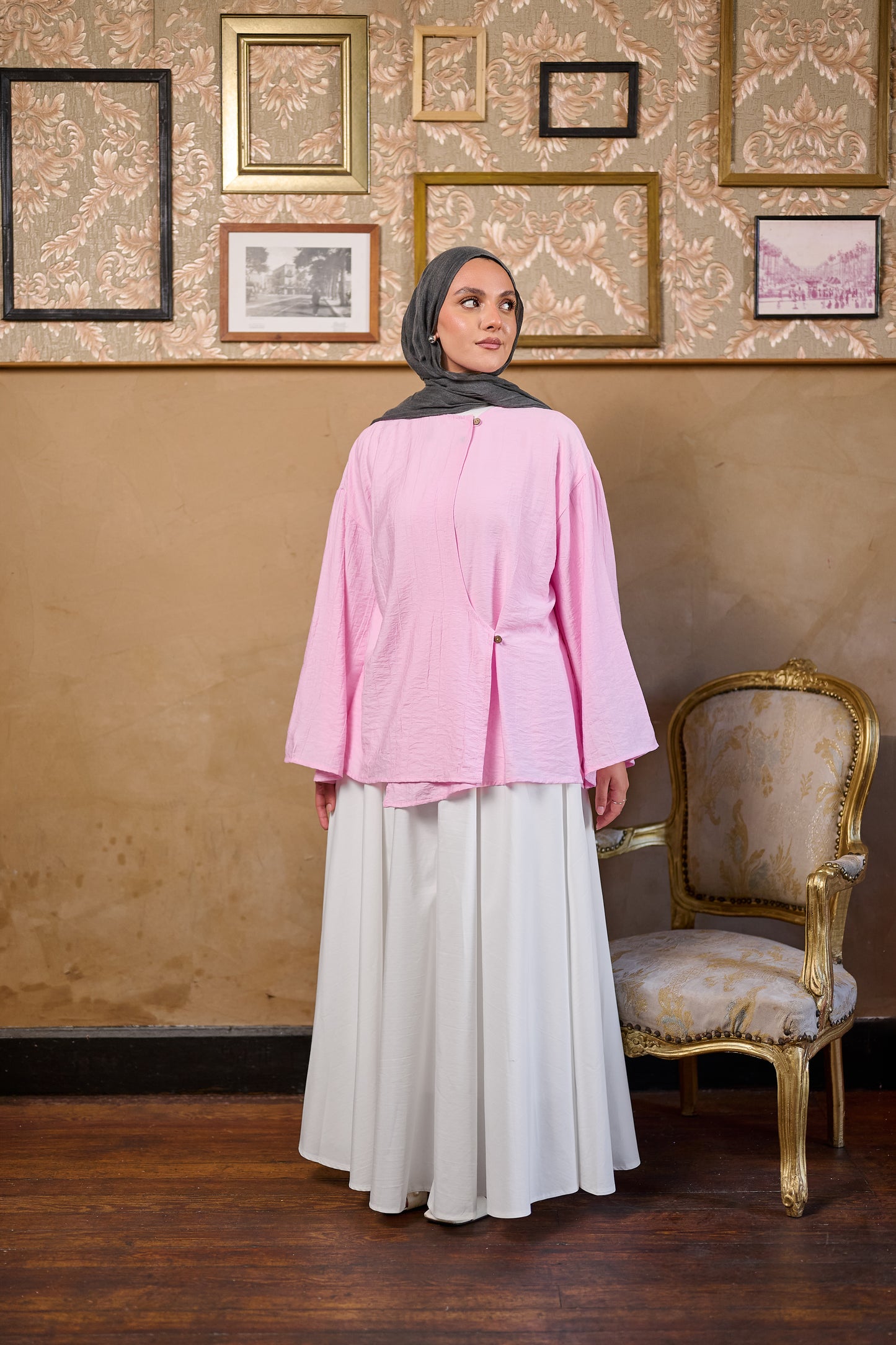 Boya Pink blouse