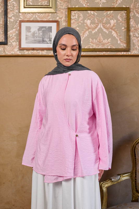 Boya Pink blouse