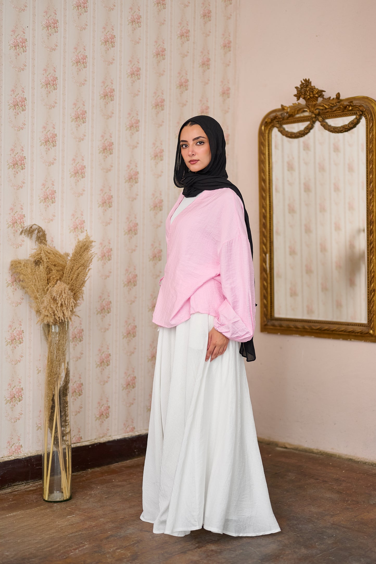 Wham Pink blouse