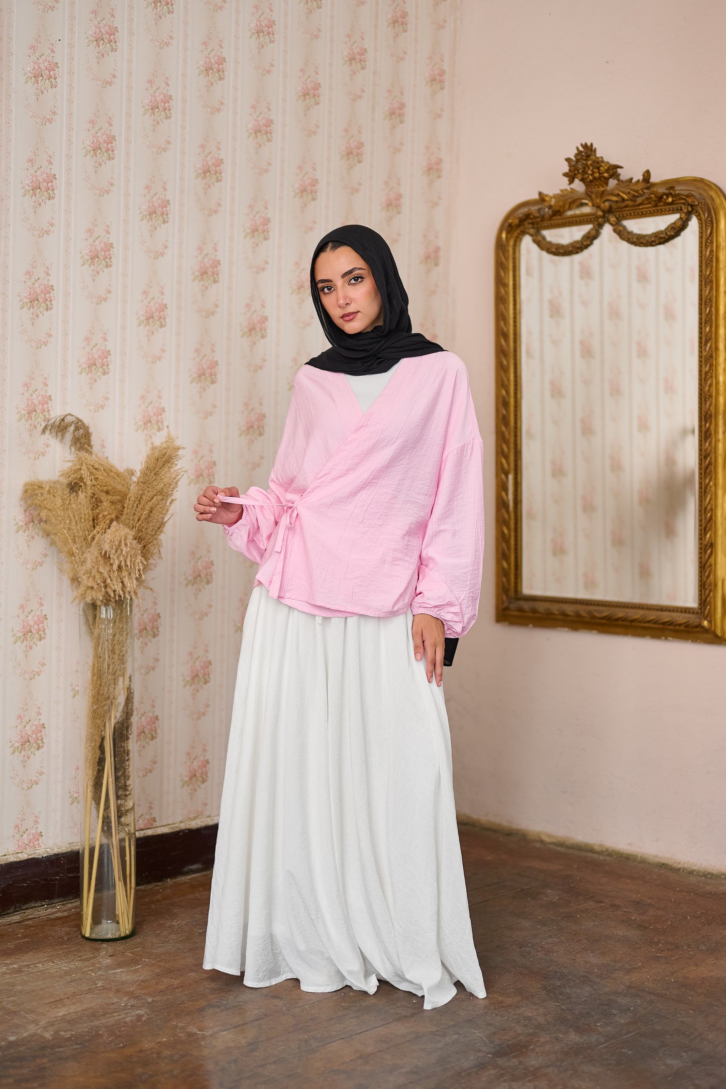 Wham Pink blouse
