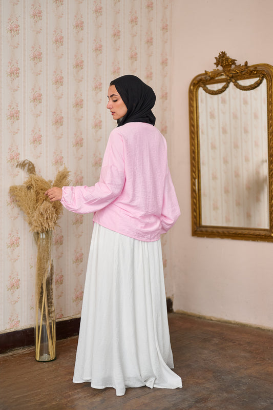 Wham Pink blouse