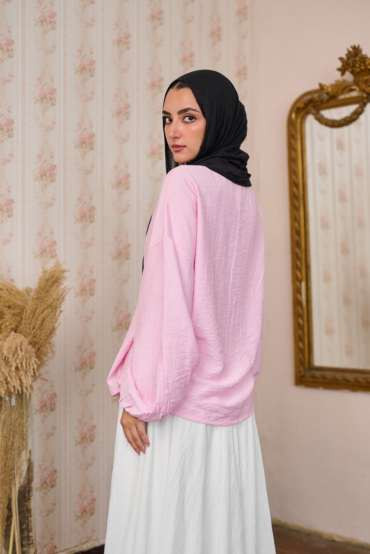 Wham Pink blouse