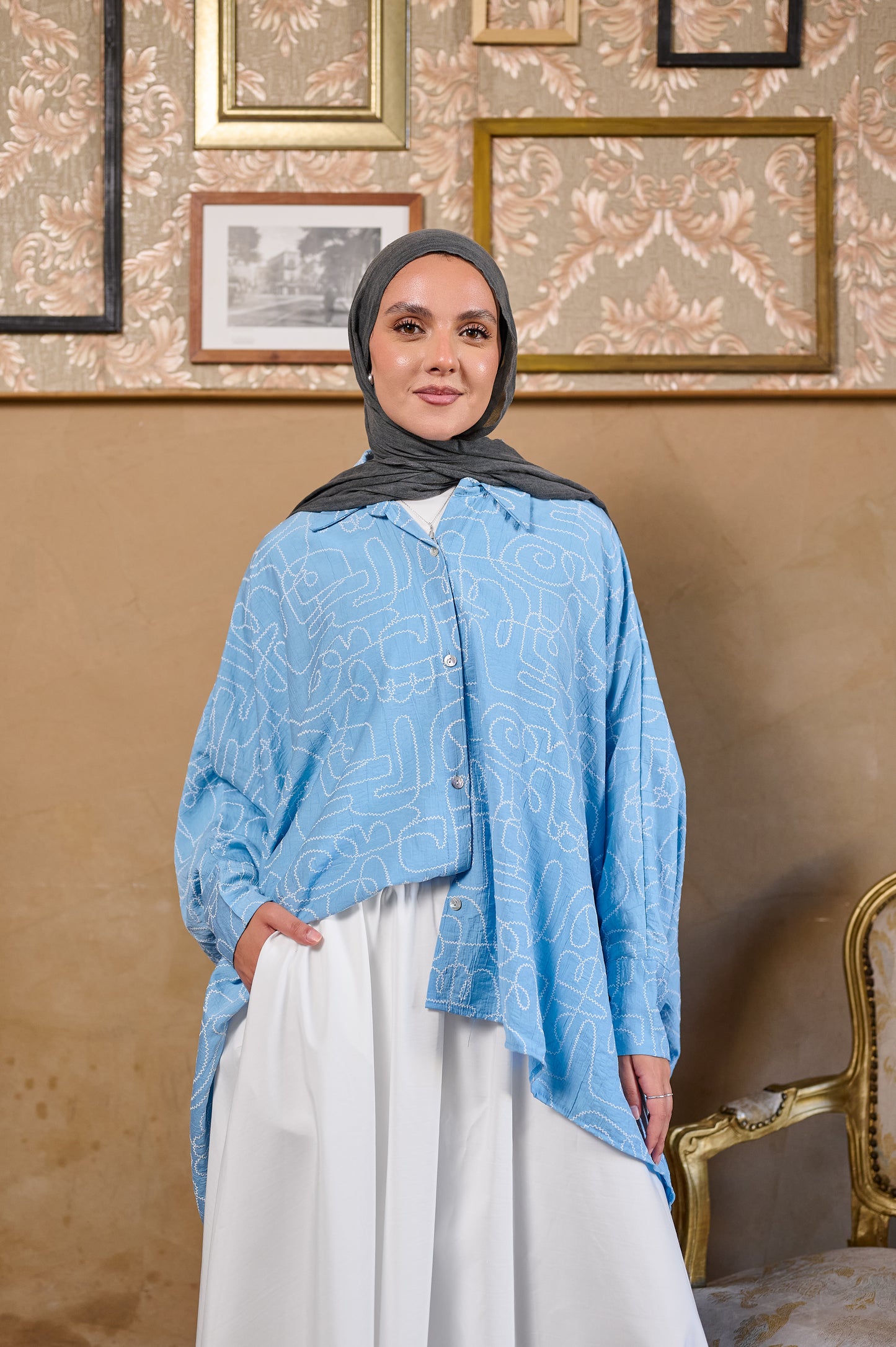 Roqa Blue Blouse