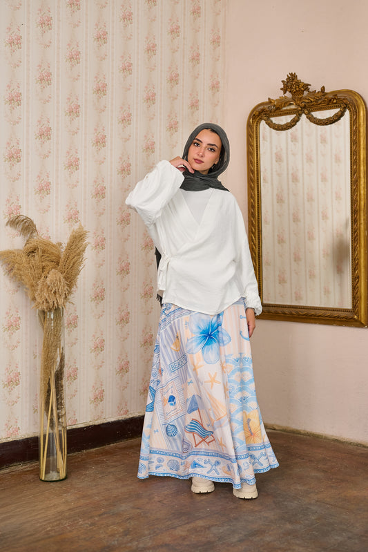 Wham White blouse