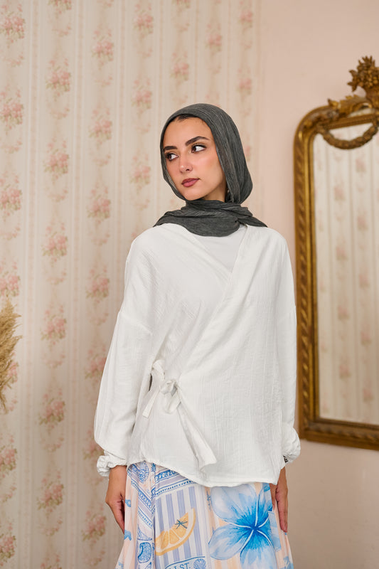 Wham White blouse