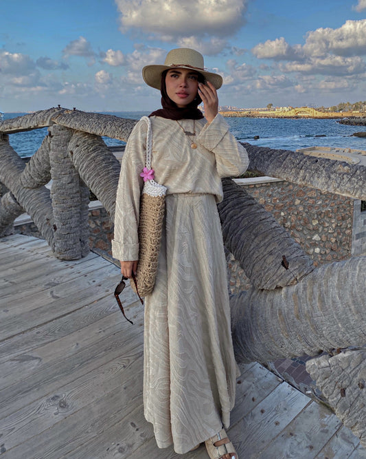 Arwa Biege Suit