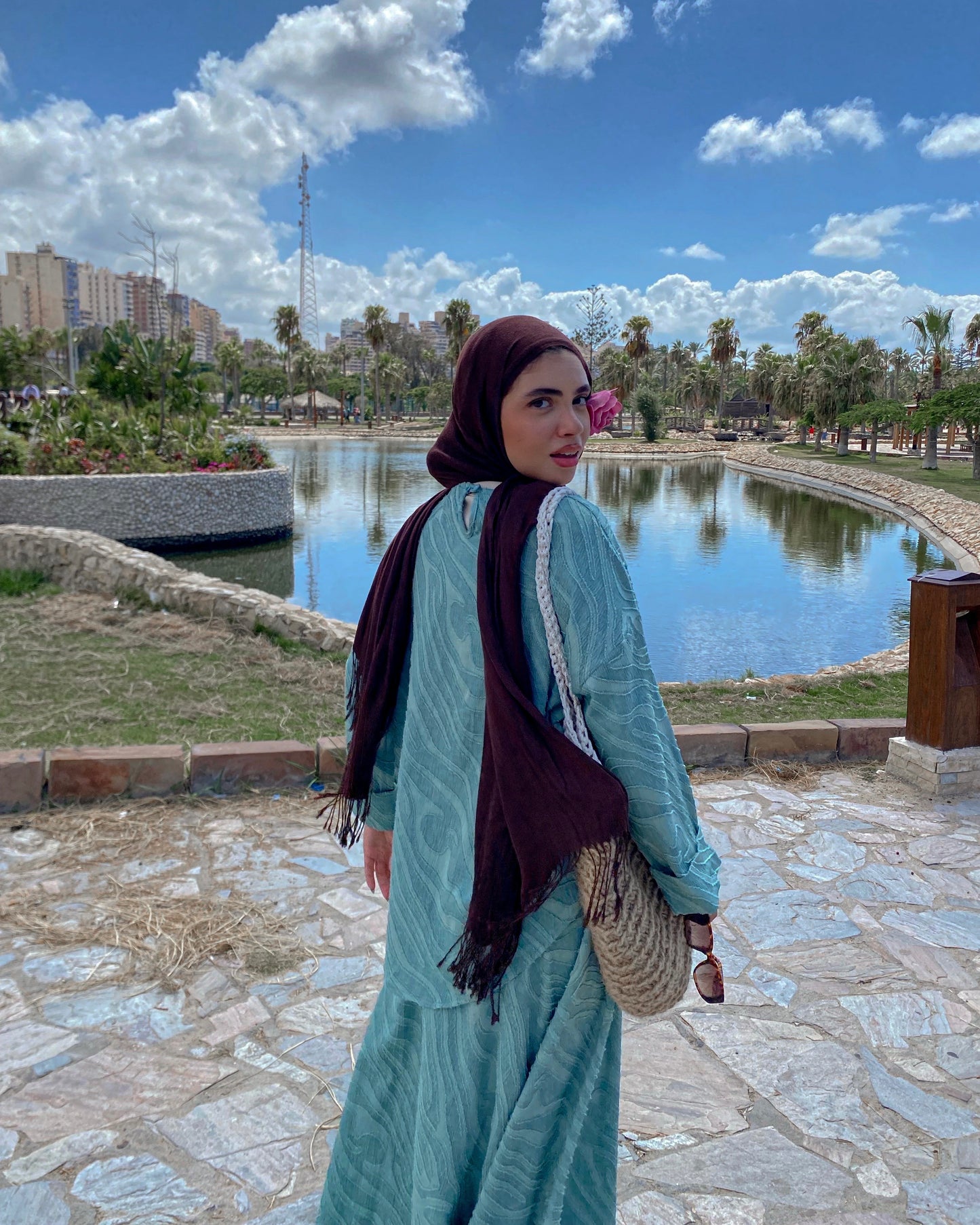 Arwa Mint Green Suit